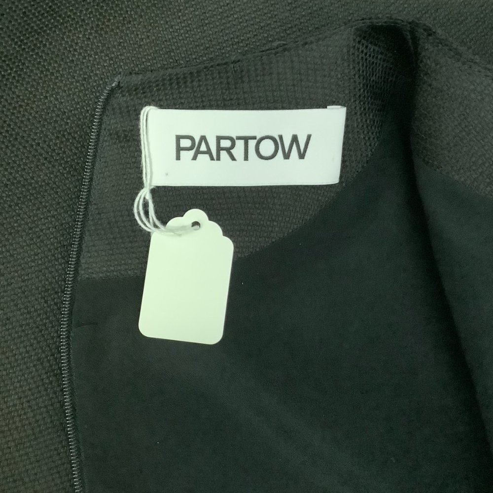 Partow Black Woven Silk Nadira Dress - Picture 4 of 4